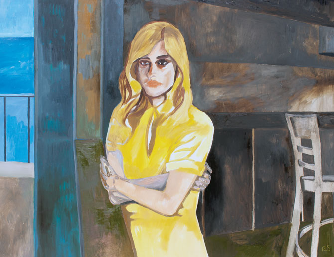 Girl Yellow Dress LS Product Image